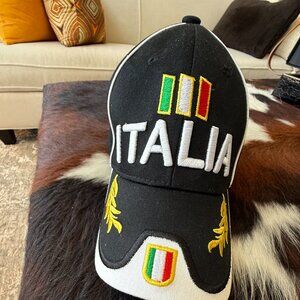 100% Cotton Italia Baseball Cap *New*